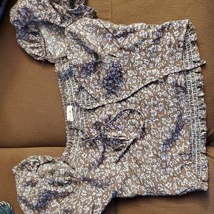 Crop top blouse